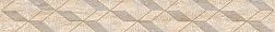 Azori Ascoli Beige Diamond Бежевый Матовый Бордюр 7,5х63 см
