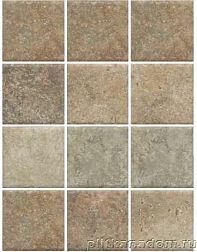 Kerama Marazzi 1326 Брюссель микс матовый (полотно 29,8х39,8 из 12 частей 9,8х9,8) Керамогранит 9,8x9,8 см