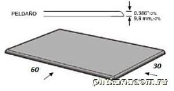 Apavisa Metal Titanium Lapp Angulo Ступень 29,75х59,55 см