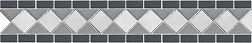 Caramelle L'Universo Ornamenti Fascia Equinozio Серый Матовый Бордюр 12,4x39,3 (4,8x4,8) см