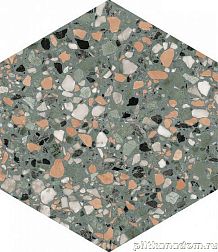 DNA tiles Terrazzo Teal Керамогранит 32x36,8 см