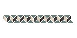 Top Cer Estoril Green Border Микс Матовый Бордюр 5,3x41,3 см