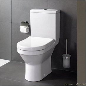 Vitra S50 9767B003-7201 Комплект унитаза Open-back, с сиденьем с микролифтом и с механизмом смыва Geberit