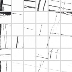 Energieker Sahara Noir White Mosaico Tess. Белая Мозаика 30x30 (4,8x4,8) см
