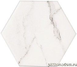 Tubadzin Vicenza White Hex Настенная плитка 11х12,5 см