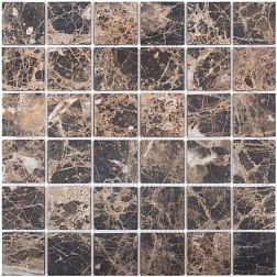 Starmosaic Wild Stone Dark Emperador Matt Мозаика 30,5х30,5 (4,8х4,8)