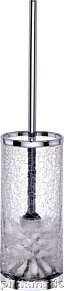 Surya Crystal, напольный ерш без крышки 9х9хh36 см, эффект битого стекла, золото, 6609/GO-CRD