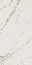 Abkstone Calacatta Gold Slab B Lux 12 mm Бежевый Полированный Керамогранит 163,5x323 см