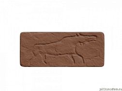 UniStone Наскальная живопись 4 Коричневый Вставка 14,4х29,4x2,3 см