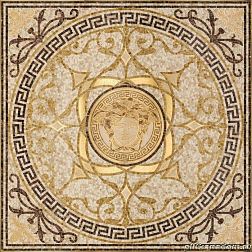 Versace Exclusive 68300 Rosone Beige-Oro Мозаика 118x118 см