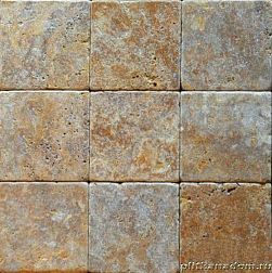 Chakmaks Antic Gold-Tumbled (Голд) Мозаика 10x10 см