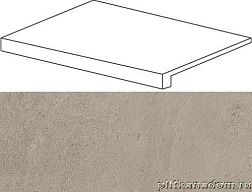 Atlas Concorde Russia Wise 620070001111 Silver Grey Lap Scalino Frontale Ступень фронтальная 33х60 см