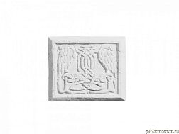 UniStone Изразец 4 Белый Вставка 29,5х29,5x4 см