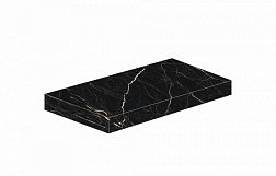 Atlas Concorde Russia Allure Империал Блэк Черная Матовая Ступень Угловая Левая 33x120 см
