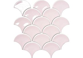 Orro Mosaic Orro Ceramic Pink Scales Розовая Полированная Мозаика 25,9х29,7 см