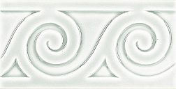 Adex Modernista ADMO4087 Relieve Mar C-C Blanco Бордюр 7,5х15 см