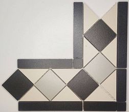 Идальго Метлахская плитка Карина Микс Матовый Угол 25,3x25,3x12,2 см