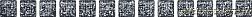 Kerama Marazzi POF003 Карандаши Бисер черный серебро 20x1,4 см