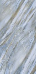 Flavour Granito Multi Sky Statuario Glossy Синий Полированный Керамогранит 60x120 см