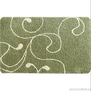Коврик для ванной комнаты Iddis Flower Lace 60*90 см микрофибра green (412M690I12)