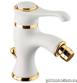 Emmevi Rubinetterie Tiffany 6004 Смеситель для биде (белый-золото)