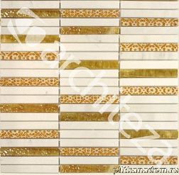 Architeza Pantheon PAN_ ANT_36 Стеклянная мозаика 30х30 (кубик1,5х9,8) см