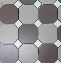 Идальго Метлахская плитка Диана (Микс 12) Матовая Настенная плитка 30x30 см