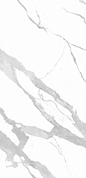Flavour Granito Bianco Statuario Venato Glossy Белый Полированный Керамогранит 60x120 см