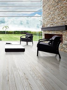 Tarkett Rumba OAK SNOW BR MDB PL (Дуб снежный) Паркетная доска 1200х120х14