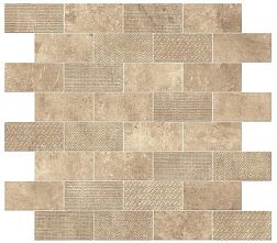 Atlas Concorde Aix Beige Minibrick Tumbled (9AKE) Глазурованная керамическая плитка 30,5х30,5 см