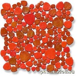 Giaretta Мозаика Стеклянная Red Hot Sunset на бумаге 26,6х26,6 см