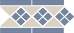 Top Cer Octagon Border Lisbon with 1 strip (Tr.16, Dots 11, Strips 11) Бордюр 28х15 см