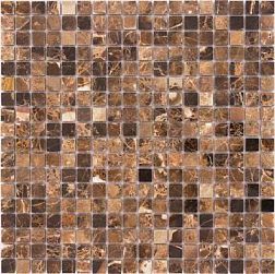 Caramelle Pietrine 7 мм Emperador Dark Pol Мозаика 30,5х30,5х0,7 (1,5х1,5) см