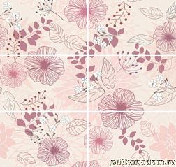 N-ceramica Line Anemone Панно 75х80 (из 6-ти плиток) см