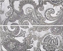 Azori Sfumato Paisley Grey Панно 50,5х40,2 (из 2-х плиток) см