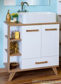 Sanflor Ингрид Тумба с раковиной 80