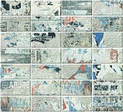 Serenissima Cir New Orleans Posters Grunge Mix Керамогранит 10х20 см