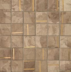 Fap Ceramiche Kamu Beige Metal Mos. Brillante Мозаика 30x30 см