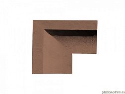 UniStone Шамот угловой Коричневый Обход окна 25,5х25,7x15,7 см