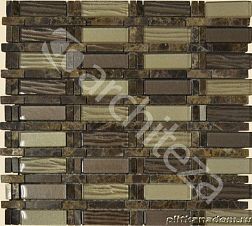 Architeza Pantheon PAN_ ANT_34 Стеклянная мозаика 30х30 разноформатная см