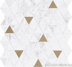 Allmarble Wall Altissimo Mosaico Tria Satin M8H0 Мозаика 40x43 см