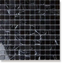 Chakmaks Mosaic Anatolian Stone 23х23 Black Silk Мозаика 30,5х30,5 (2,3х2,3) см