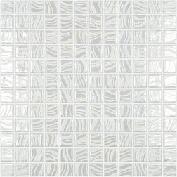 Vidrepur Glitter White №7802 Мозаика (на сетке) 25x25 см