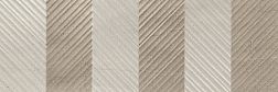 Porcelanite Dos 9542 Sakai Taupe Relieve Hiroki Плитка настенная 30x90 см
