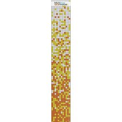 MVAPrintMosaic Растяжки 25RFL-S-168 Белый + Желтый + Оранжевый Мозаика 31,7х31,7 см (полоса 8 карт 31,7х31,7)