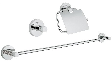 Grohe Essentials 40775001 Набор аксессуаров 3 предмета хром