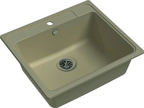 Мойка кухонная Ewigstein Elegant 60 1-чаша 570*510мм топаз