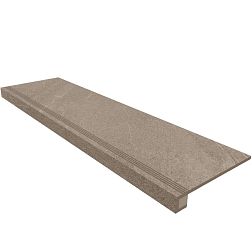 Estima Gabbro GB 02 Grey Неполированная + Подступенок (14,5x120) Серая Ступень 33х120 см