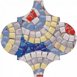 Kerama Marazzi Арабески Майолика OP-A172-65000 Декор Гауди 6,5х6,5 см