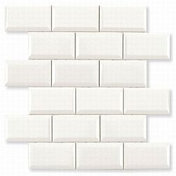 Adex Modernista ADMO2013 Biselado PB C-C Blanco Мозаика выпуклая 30,5x30,9 см